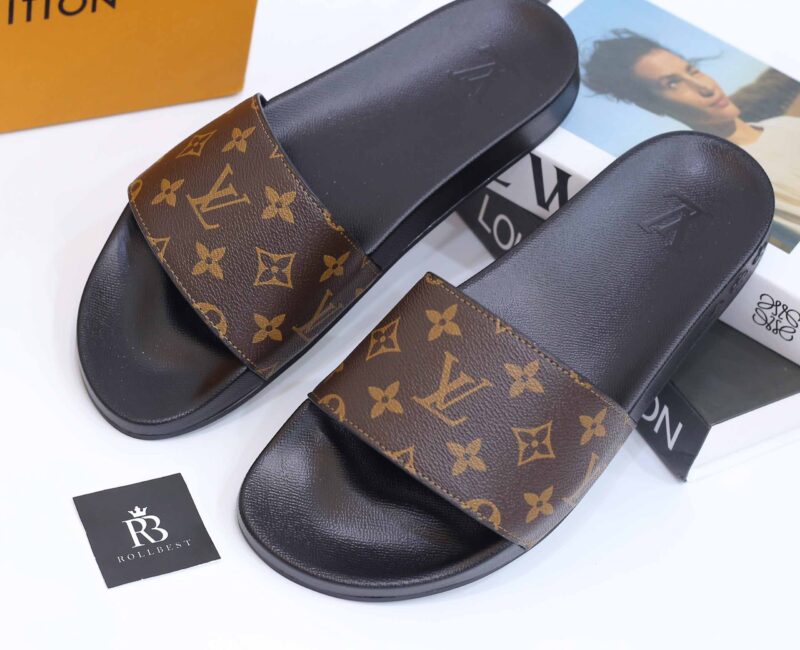Dép Louis Vuitton Waterfront Mule Monogram Best Quality