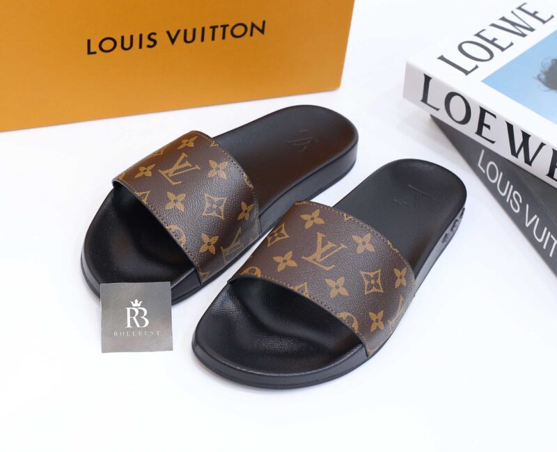 Dép Louis Vuitton Waterfront Mule Monogram Best Quality