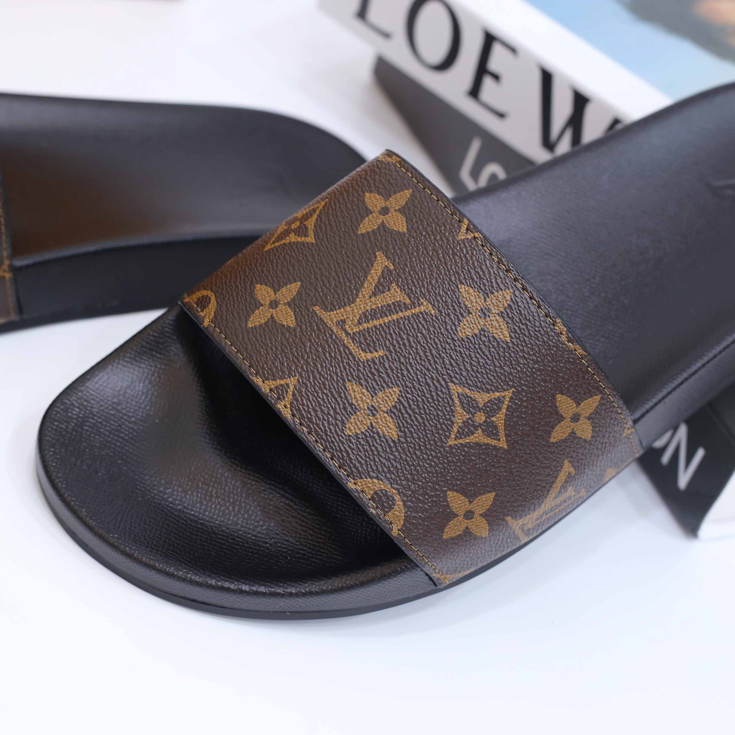 Dép Louis Vuitton Waterfront Mule Monogram Best Quality