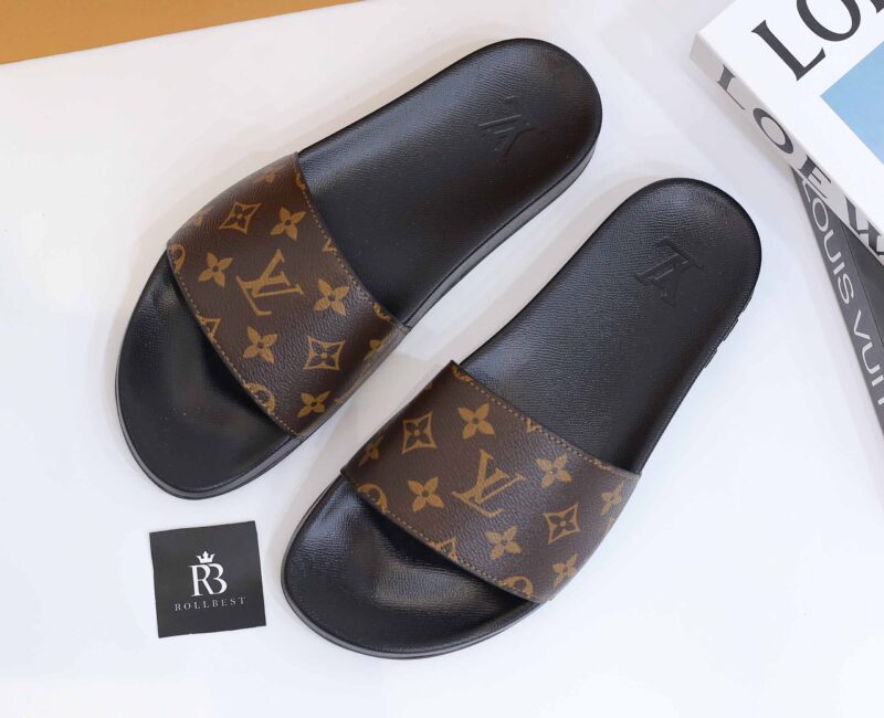 Dép Louis Vuitton Waterfront Mule Monogram Best Quality