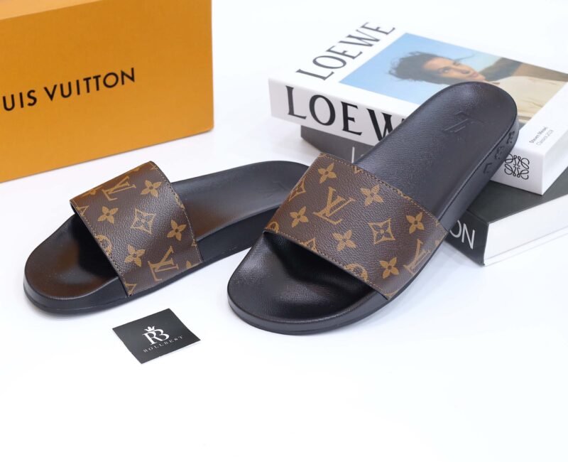 Dép Louis Vuitton Waterfront Mule Monogram Best Quality