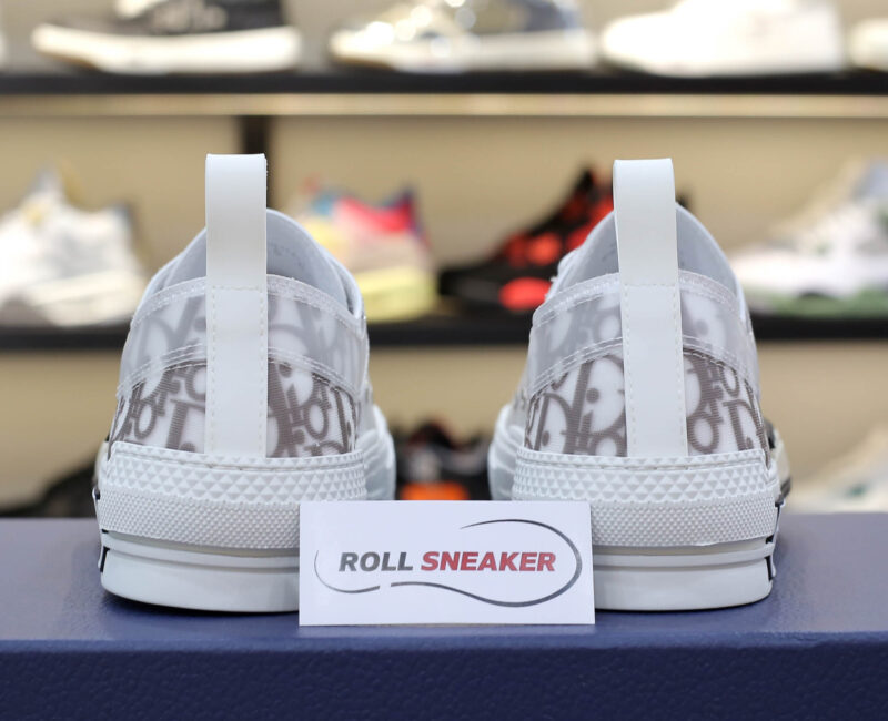 Dior B23 Low Top White Black Oblique Canvas