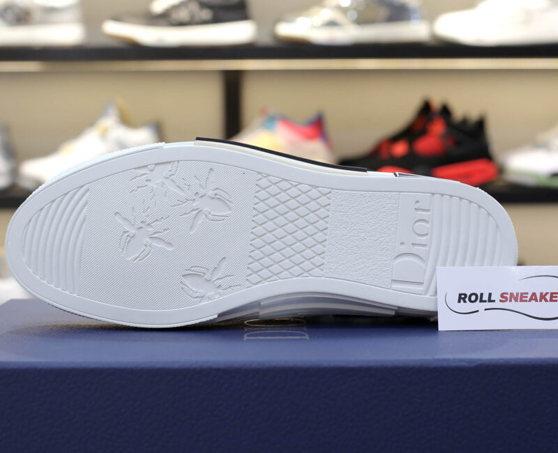 Dior B23 Low Top White Black Oblique Canvas