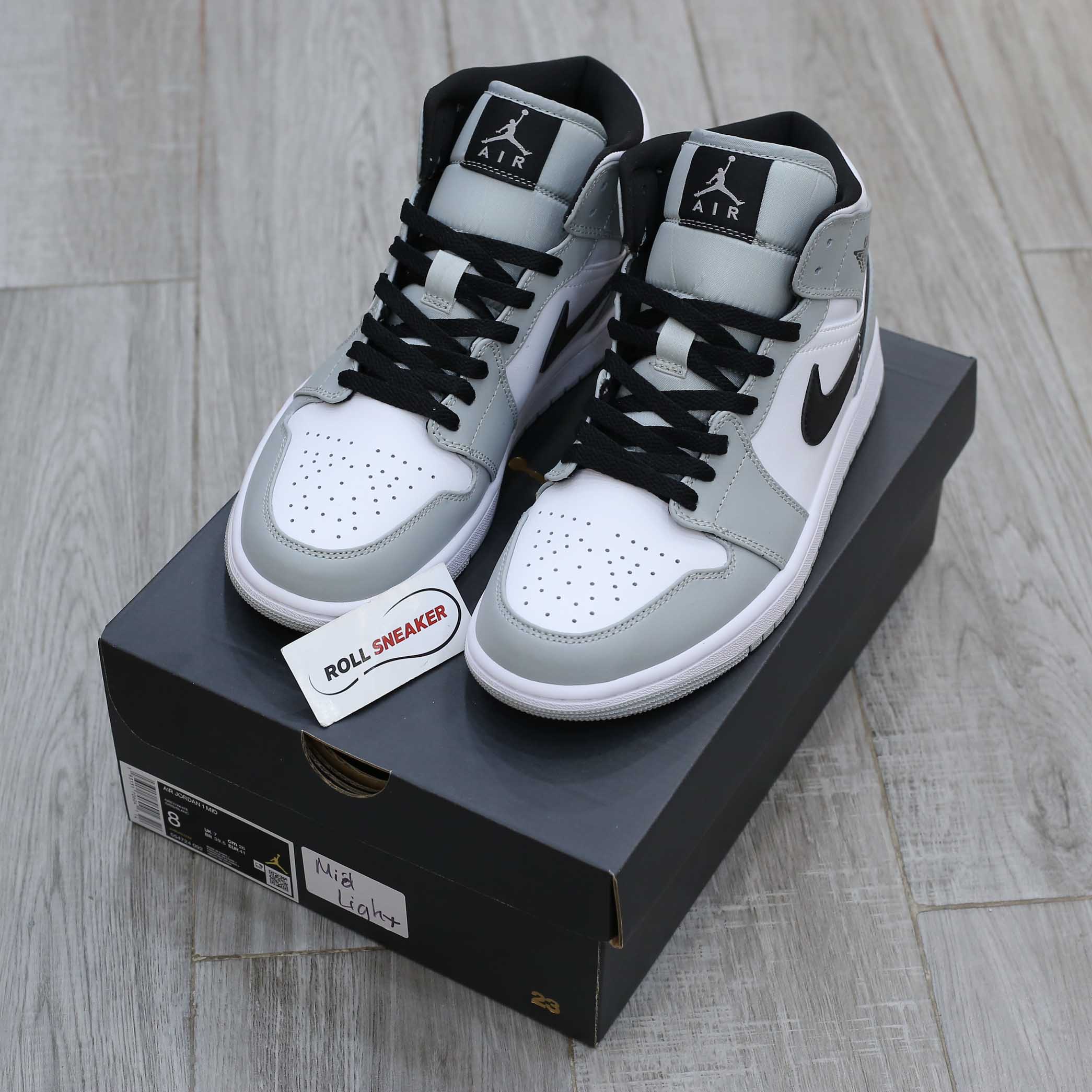 jordan 1 mid light smoke grey rep 1:1