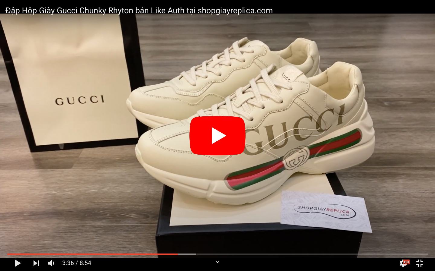 video gucci rhyton like auth