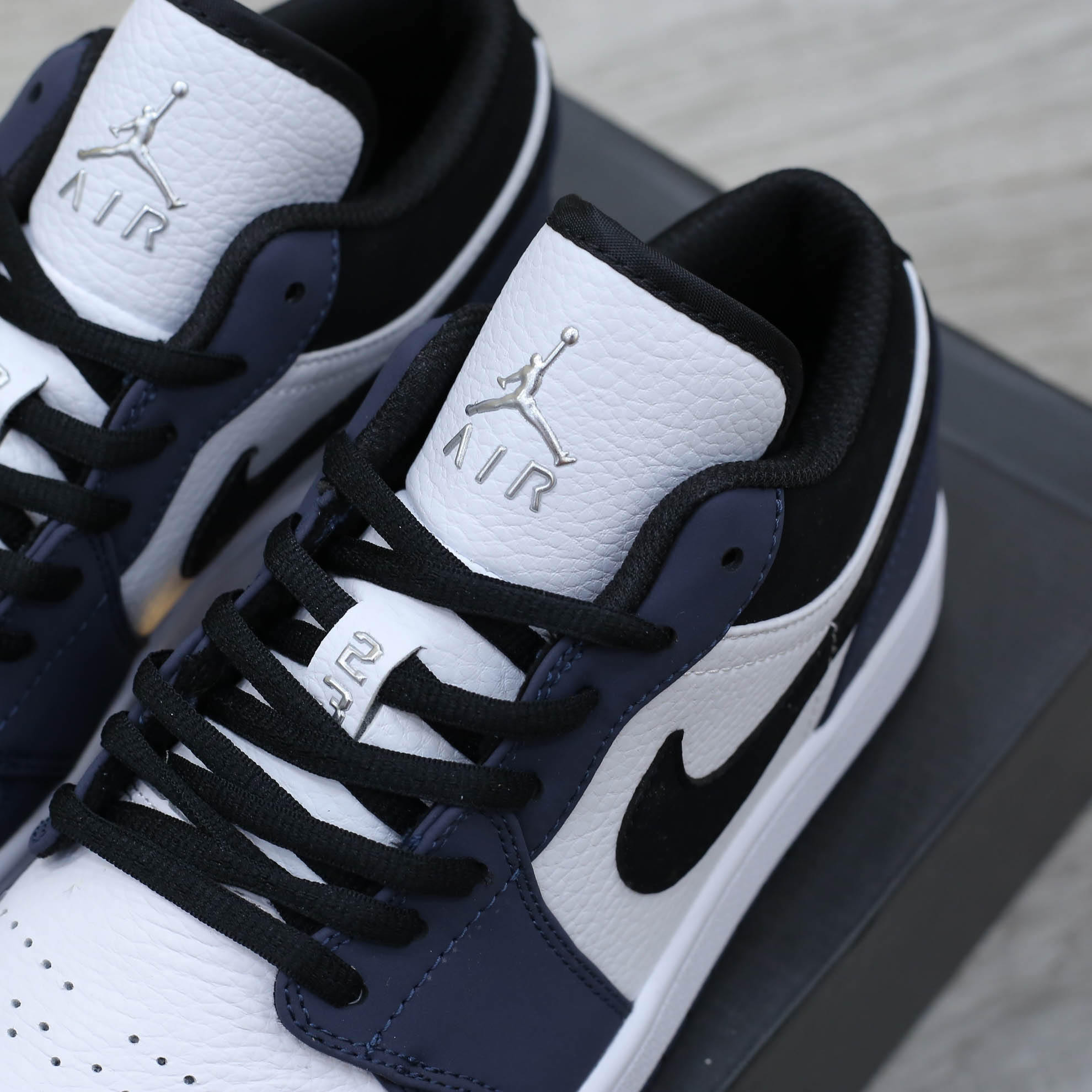 giày air jordan 1 low xanh Navy