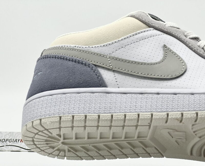 toebox mũi giày lỗ thoát khí đôi nike jordan 1 low paris chuẩn rep 1:1