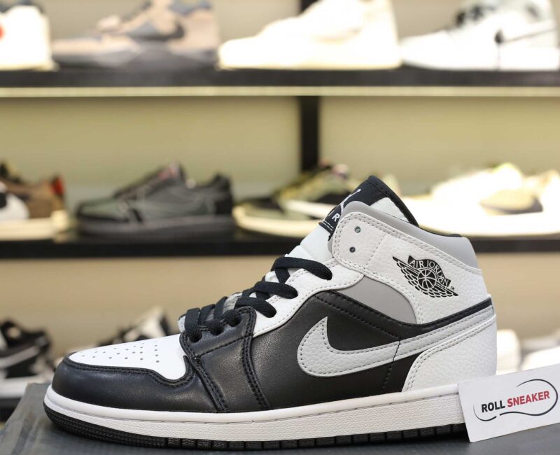 Giày Nike Air Jordan 1 Mid White Shadow