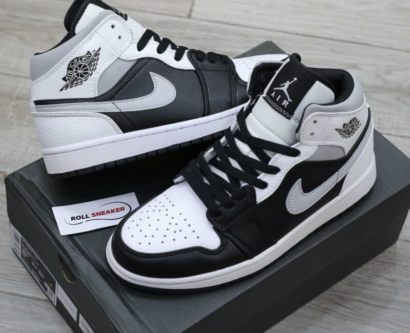 Giày Nike Air Jordan 1 Mid White Shadow