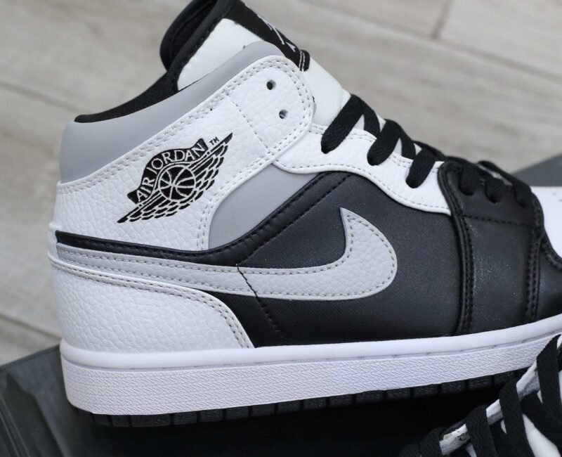 Giày Nike Air Jordan 1 Mid White Shadow