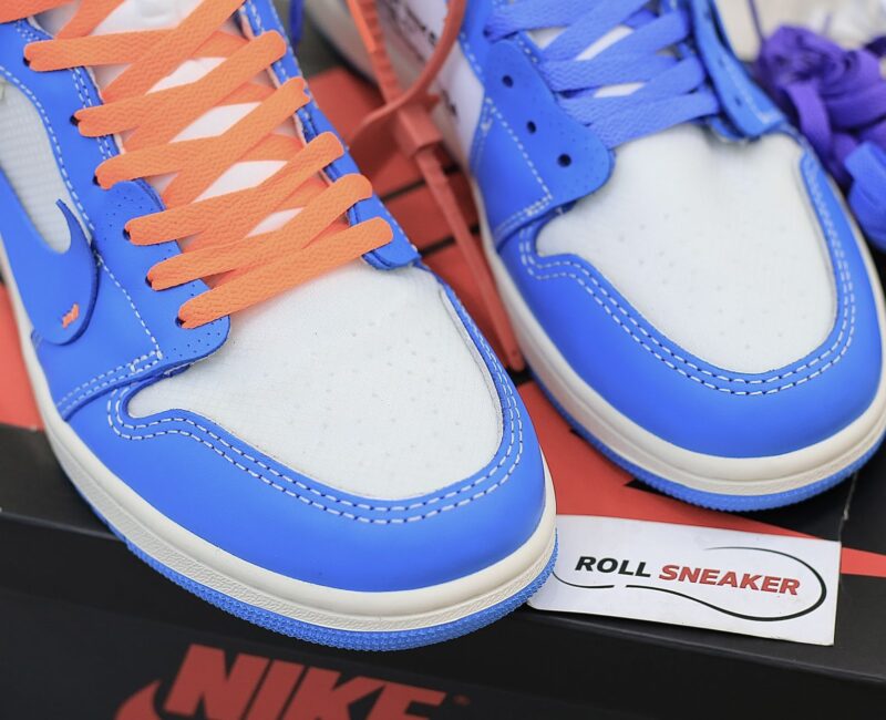 Giày Nike Air Jordan 1 Off White Blue Xanh Like Auth