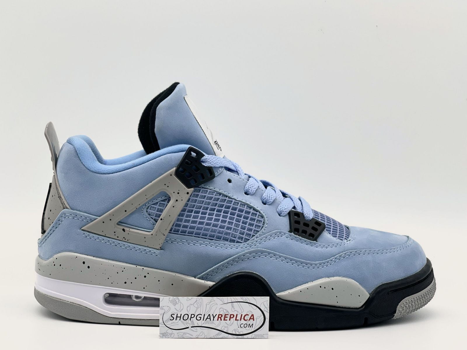 nike air jordan 4 retro university blue cổ cao