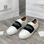 giày givenchy paris strap black white