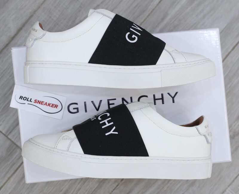 Giày Givenchy Urban Street Paris Strap Trắng Đen Best Quality