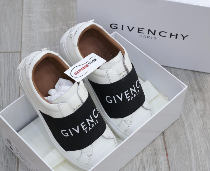 Giày Givenchy Urban Street Paris Strap Trắng Đen Best Quality