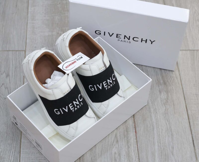 Giày Givenchy Urban Street Paris Strap Trắng Đen Best Quality