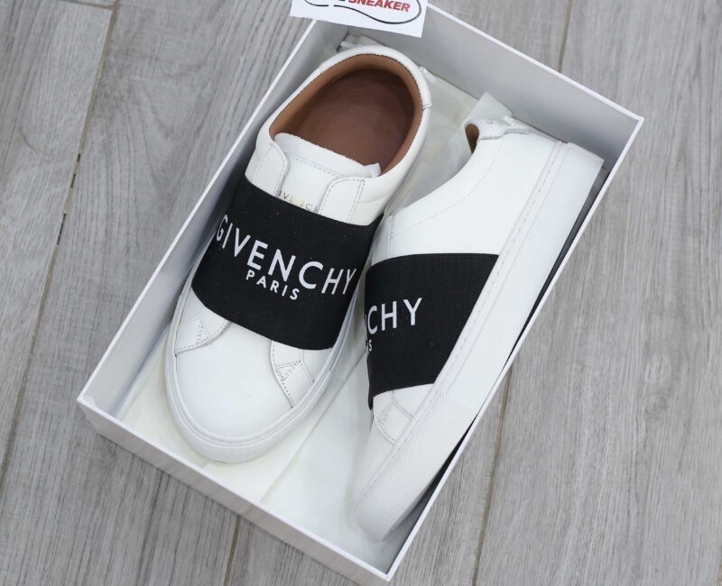 Giày Givenchy Urban Street Paris Strap Trắng Đen Best Quality