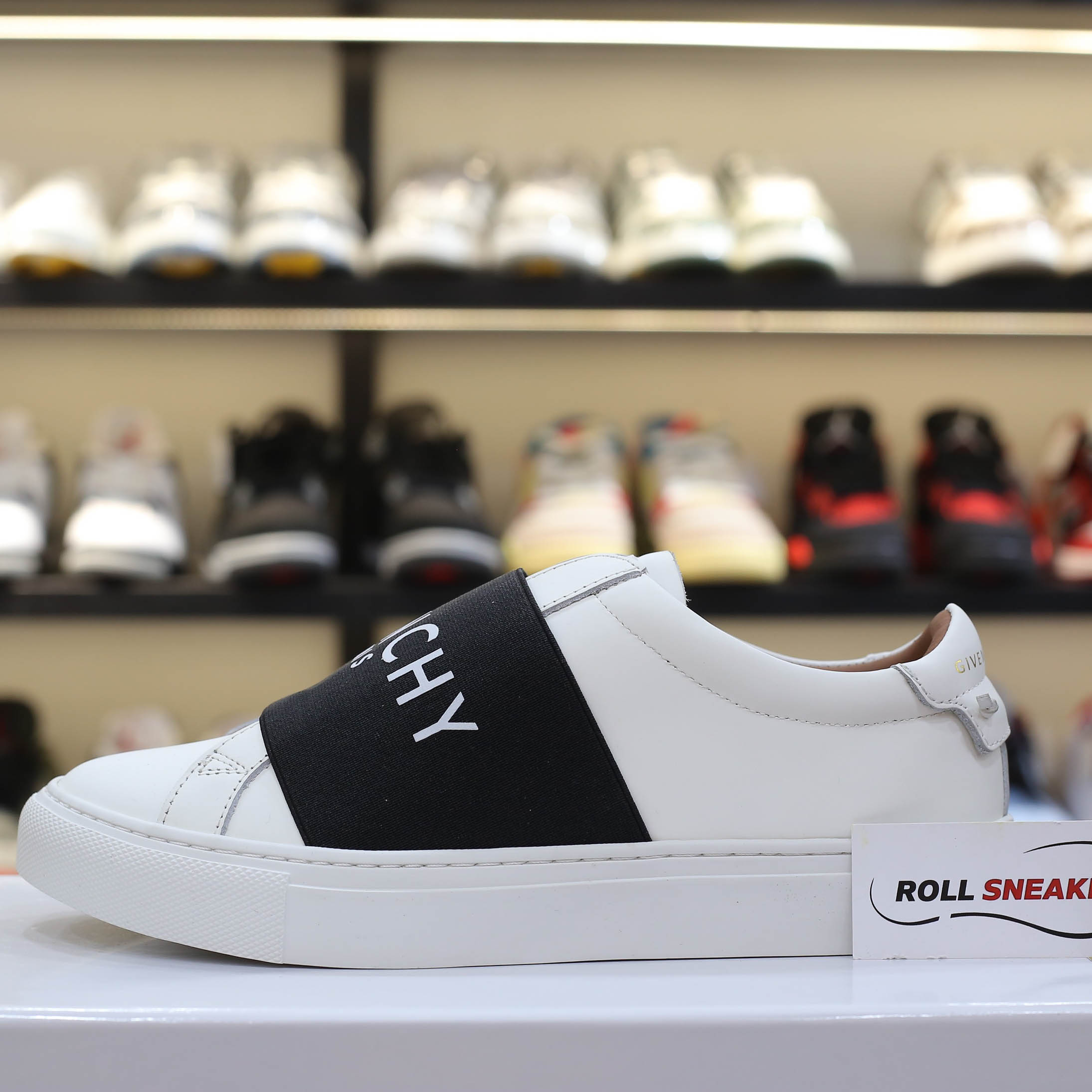 Giày Givenchy Urban Street Paris Strap Trắng Đen Best Quality