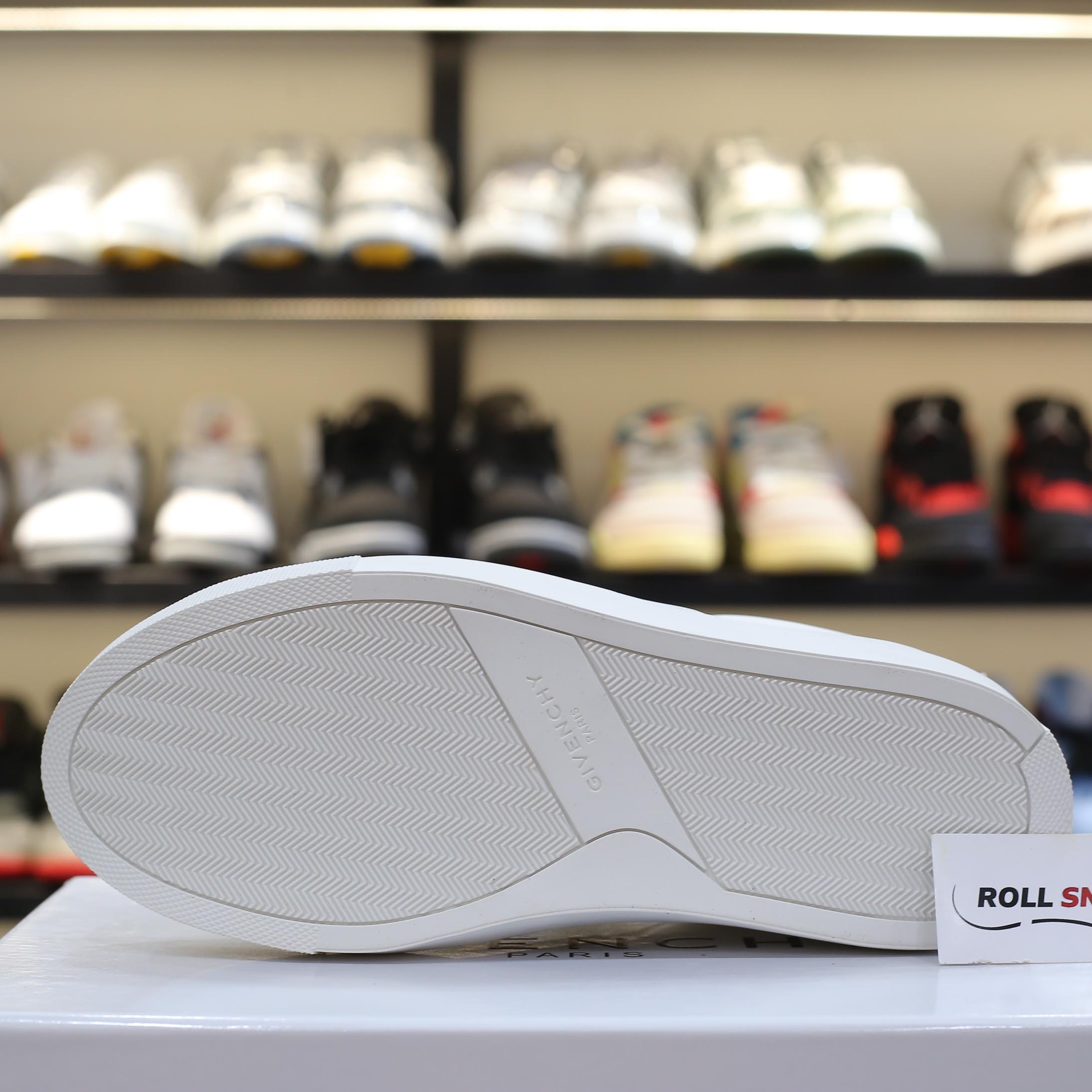 Giày Givenchy Urban Street Paris Strap Trắng Đen Best Quality