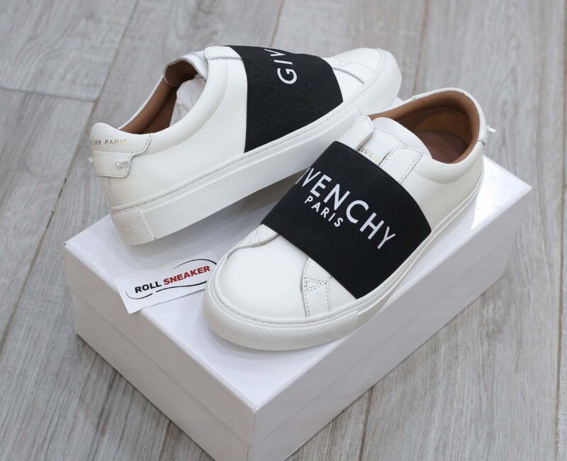 Giày Givenchy Urban Street Paris Strap Trắng Đen Best Quality