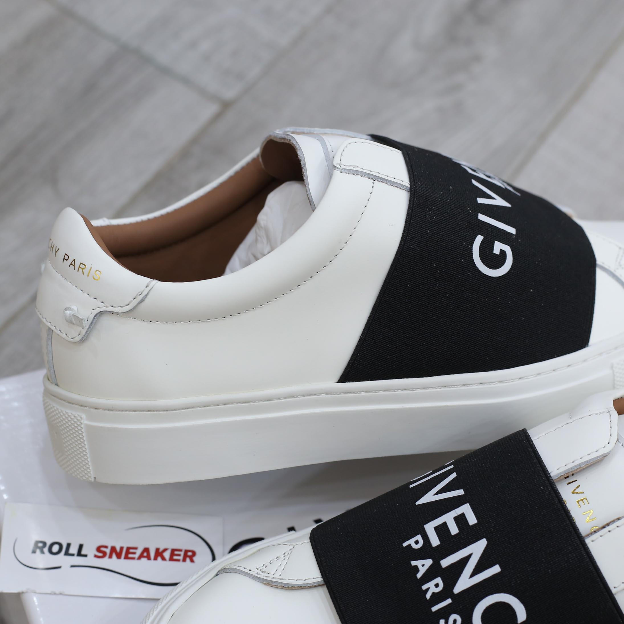 Giày Givenchy Urban Street Paris Strap Trắng Đen Best Quality