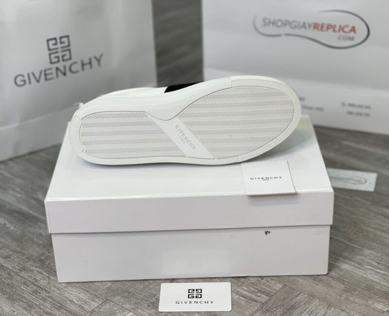 Giày Givenchy Paris Strap Trắng Đen Like Auth