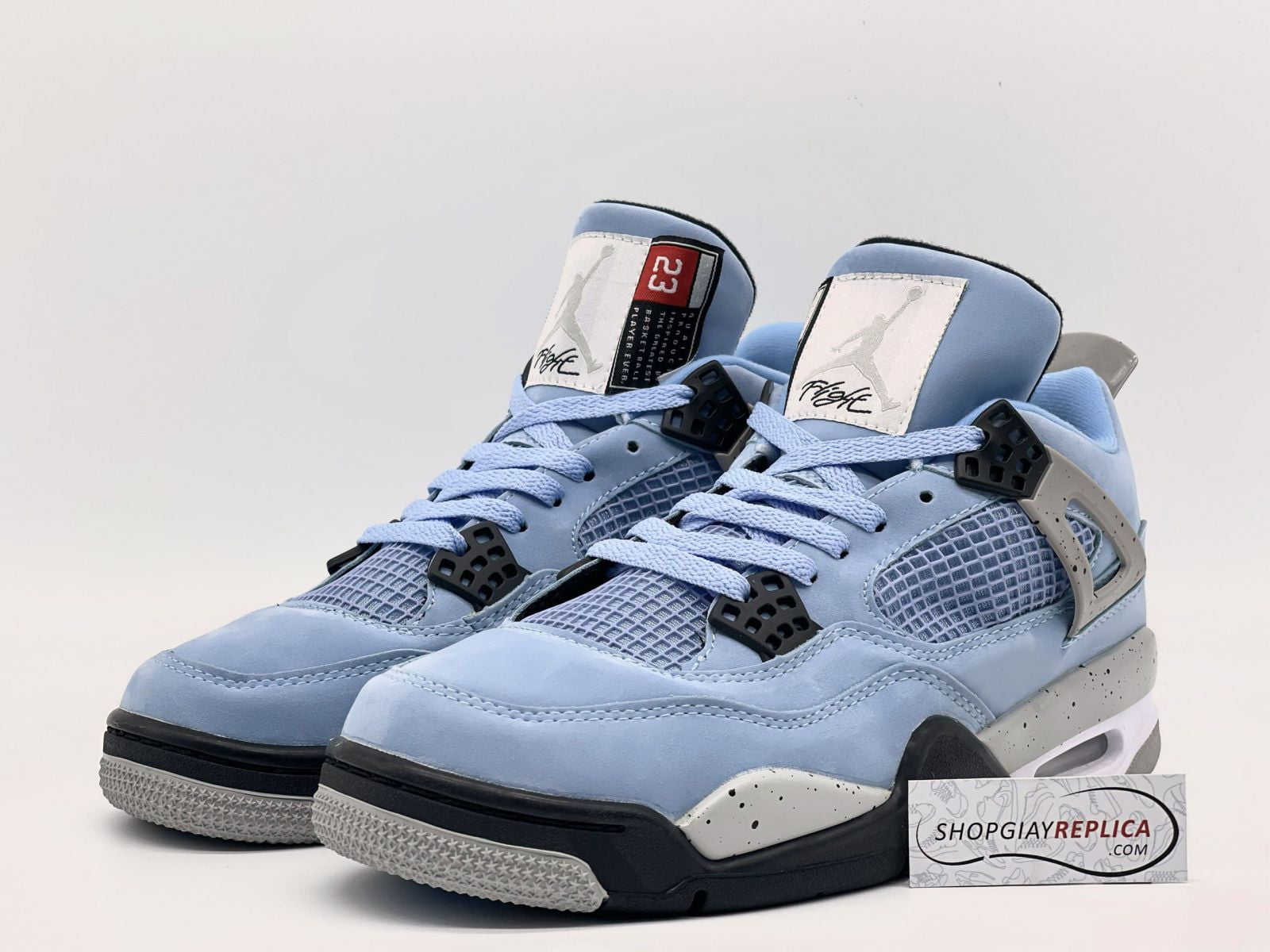giày jordan 4 high university blue rep 11
