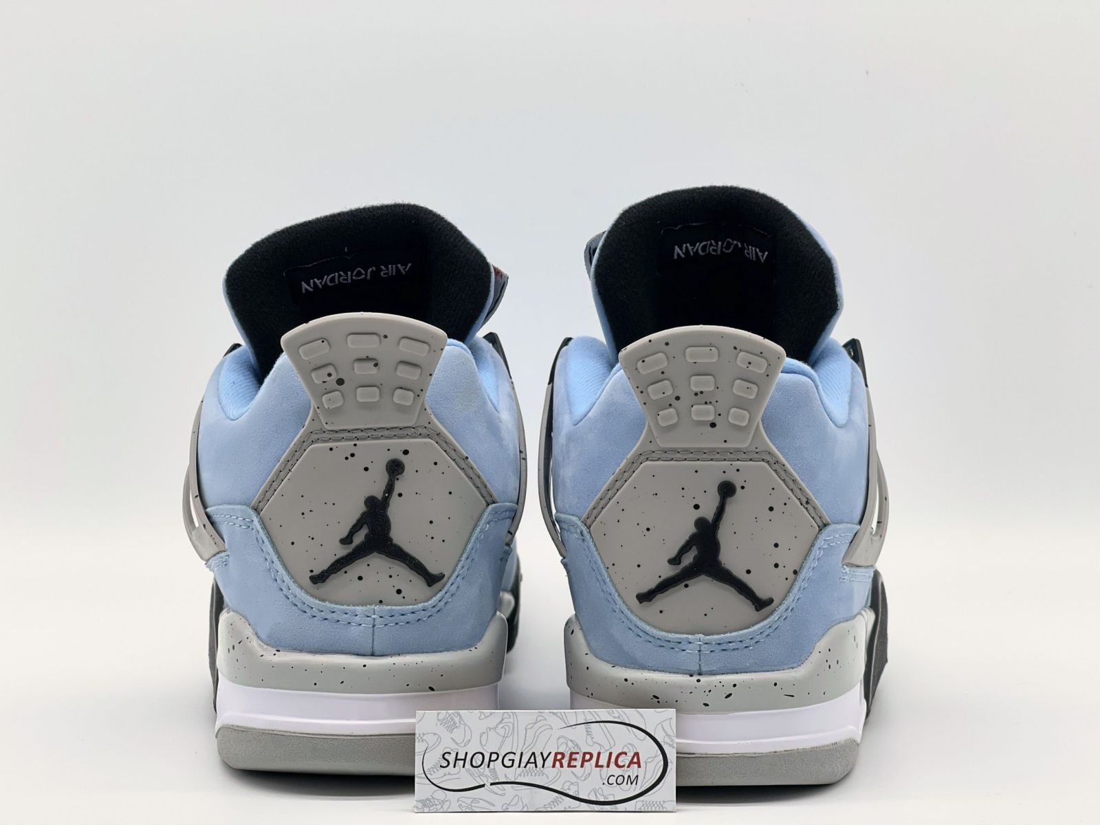 gót giày jordan 4 high university blue