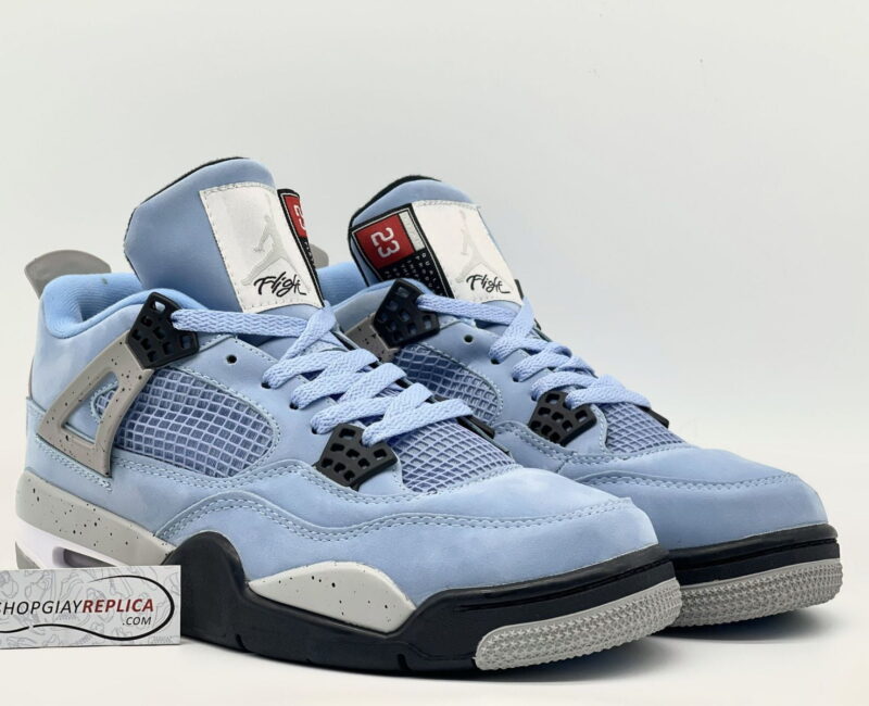 nike jordan 4 high university blue xanh