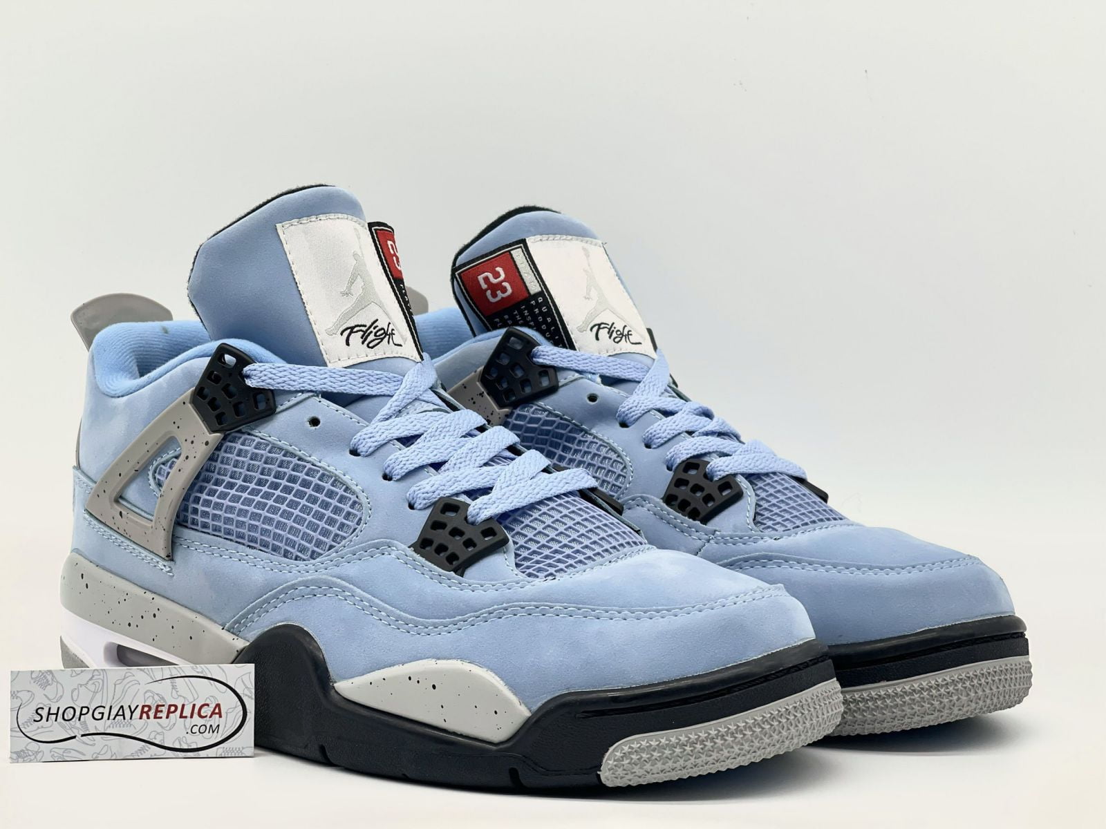 nike jordan 4 high university blue xanh
