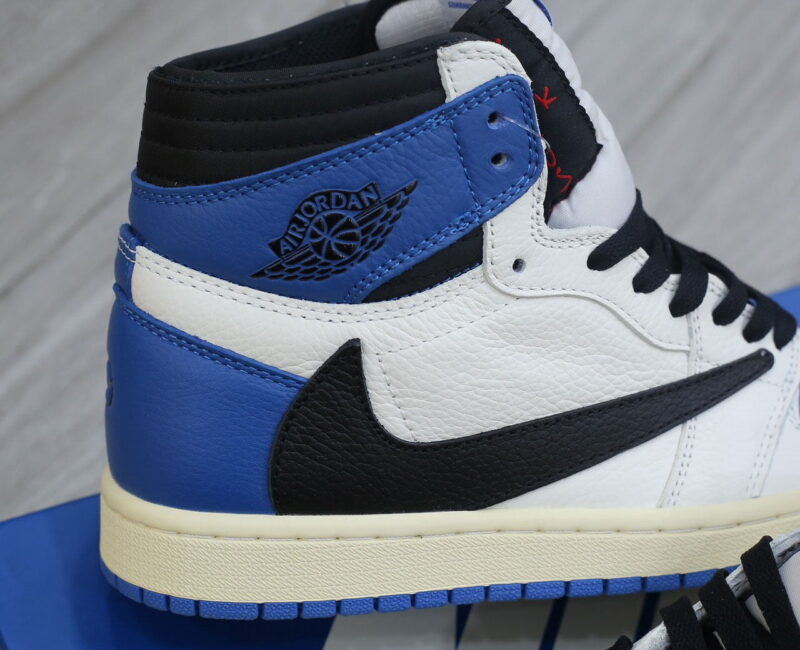 Upper Giày Nike Air Jordan 1 cao cổ Travis Scott x Fragment