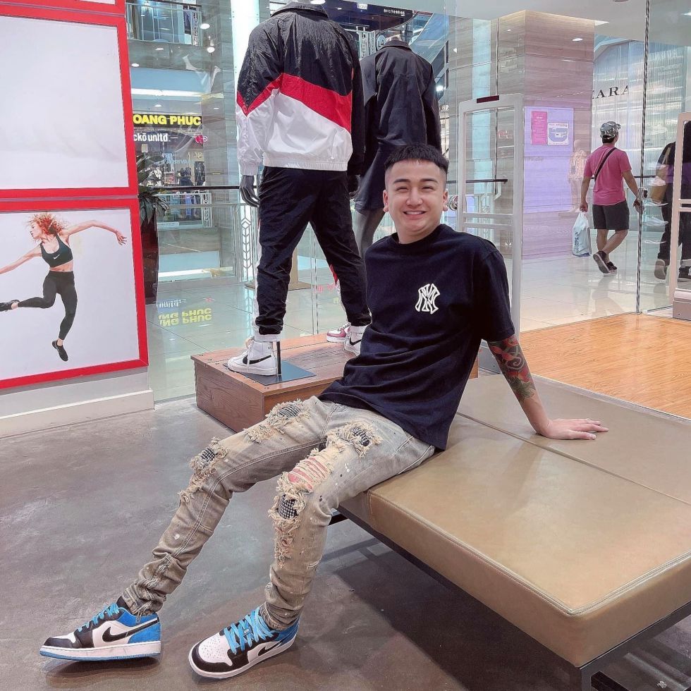 phối đồ giày nike air jordan 1 low laser blue