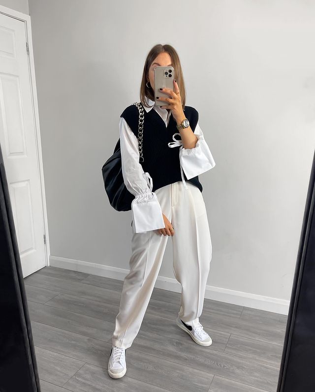 phối đô nữ với nike blazer mid vintage 77