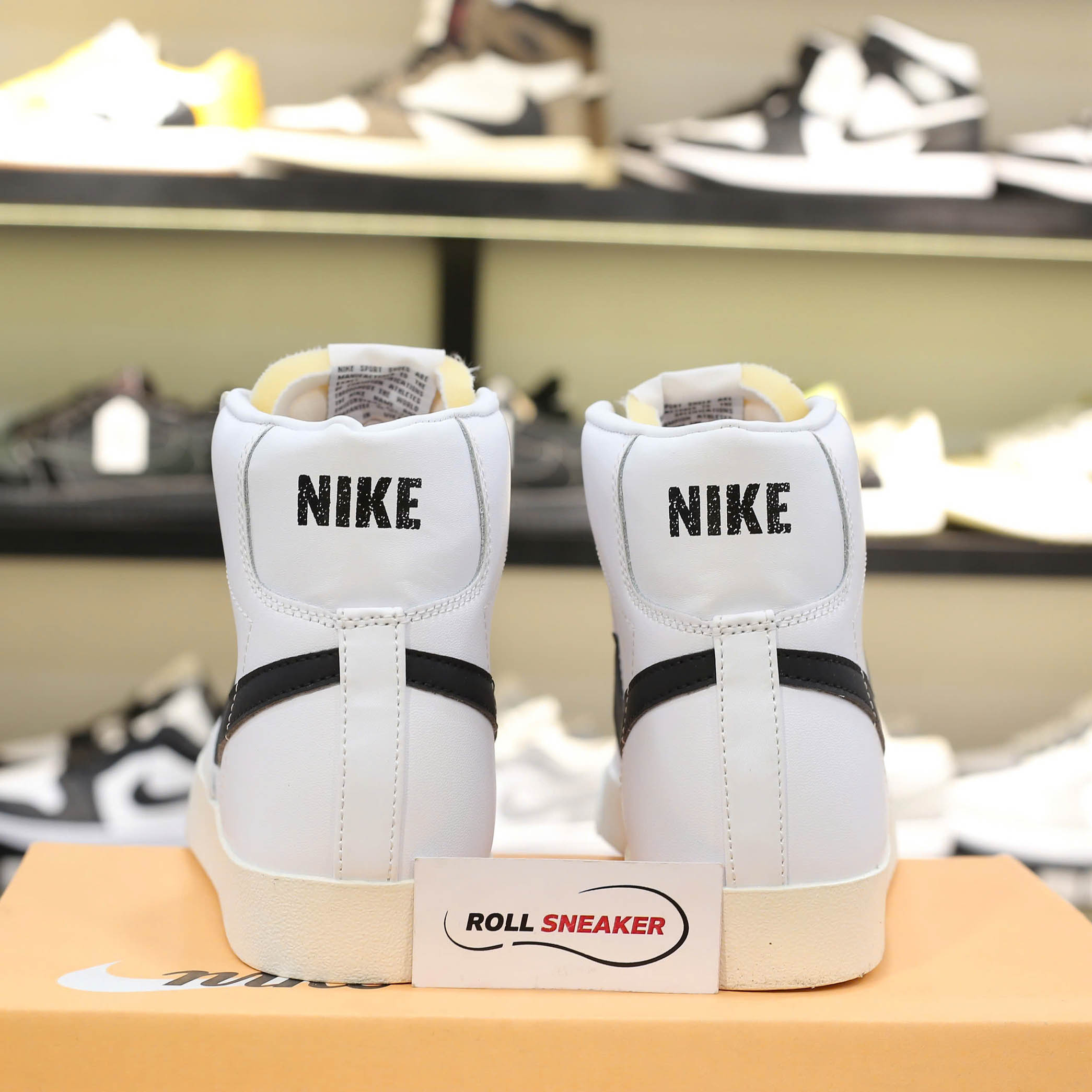 phân biệt so sánh giày nike mid blazer 77 rep 1:1