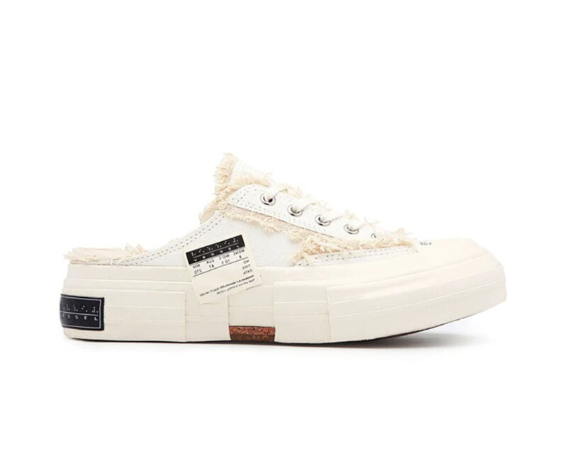 sục giày xvessel gop slip on white trắng