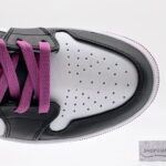 toebox Giày Jordan 1 Low Black Active Fuchsia