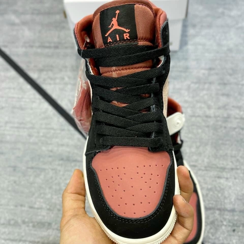 toebox jordan 1 mid canyon rust
