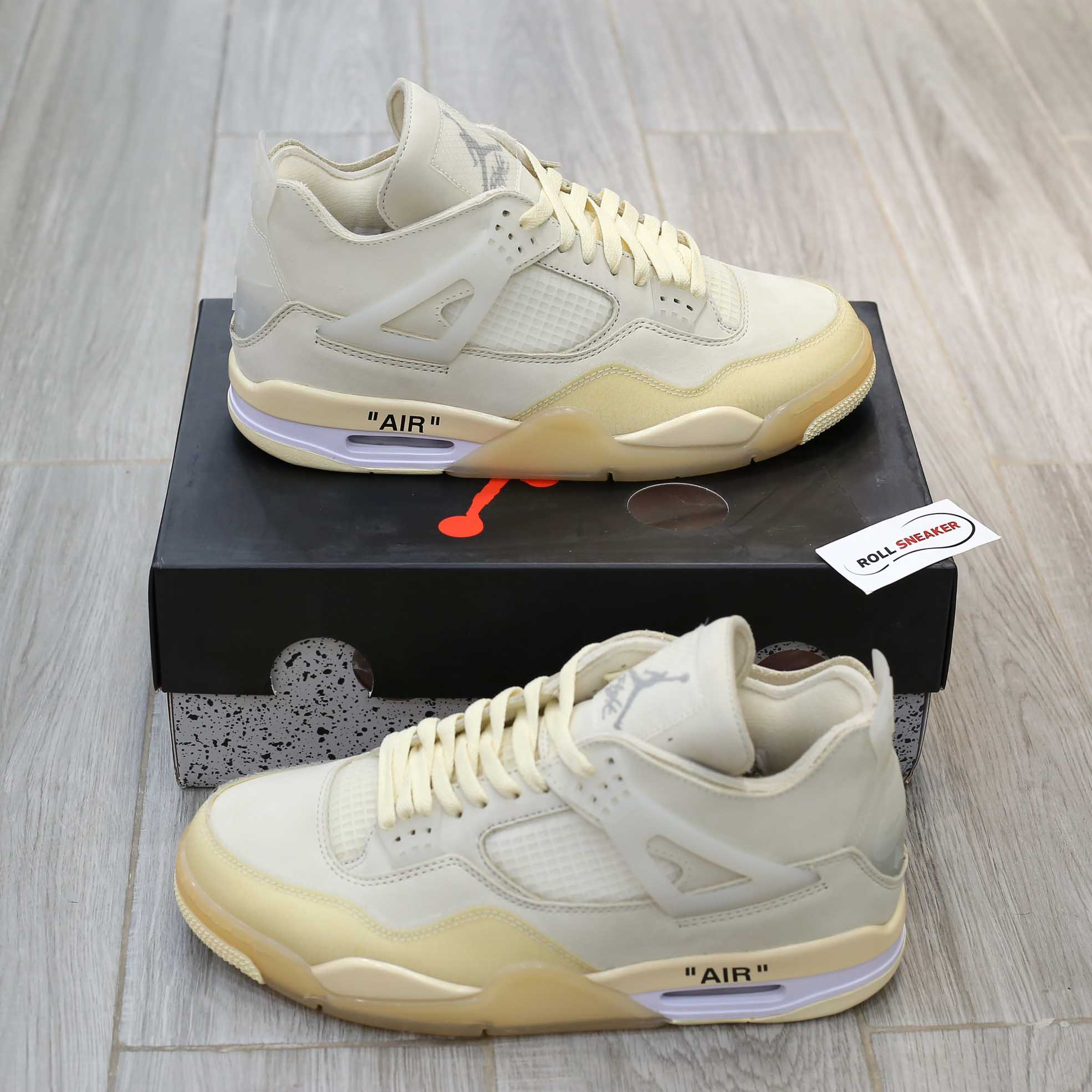 jordan 4 off-white sail