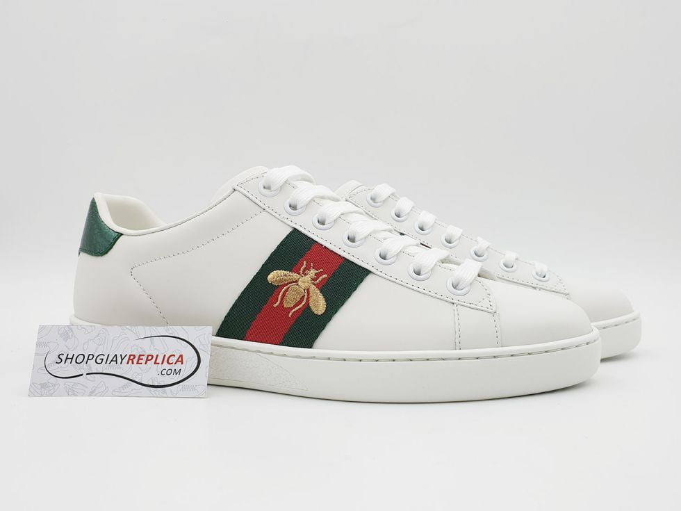 Gucci Ace Bee thêu Ong like auth