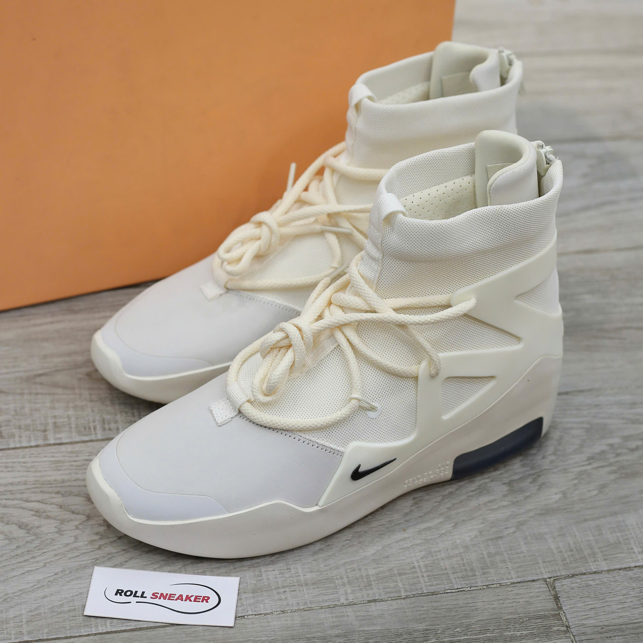 Giày Nike Air Fear of God Sail Black Like Auth