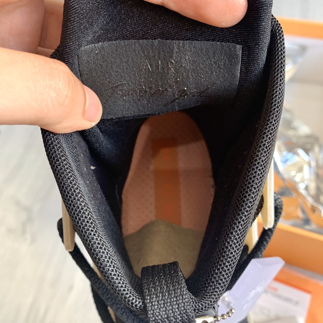 Nike Air Fear of God 1 String The Question Rep