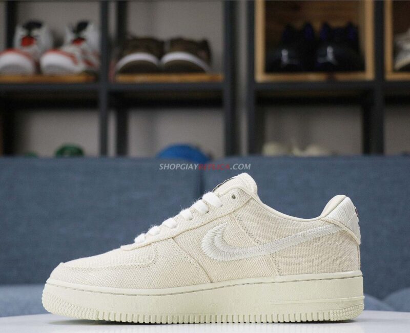 Giày Nike af1 Stussy Fossil rep 11