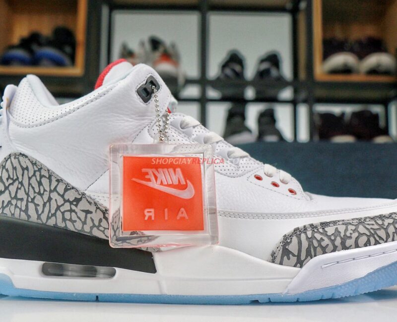 giày Nike Air Jordan 3 Retro White Cement rep 11 like auth