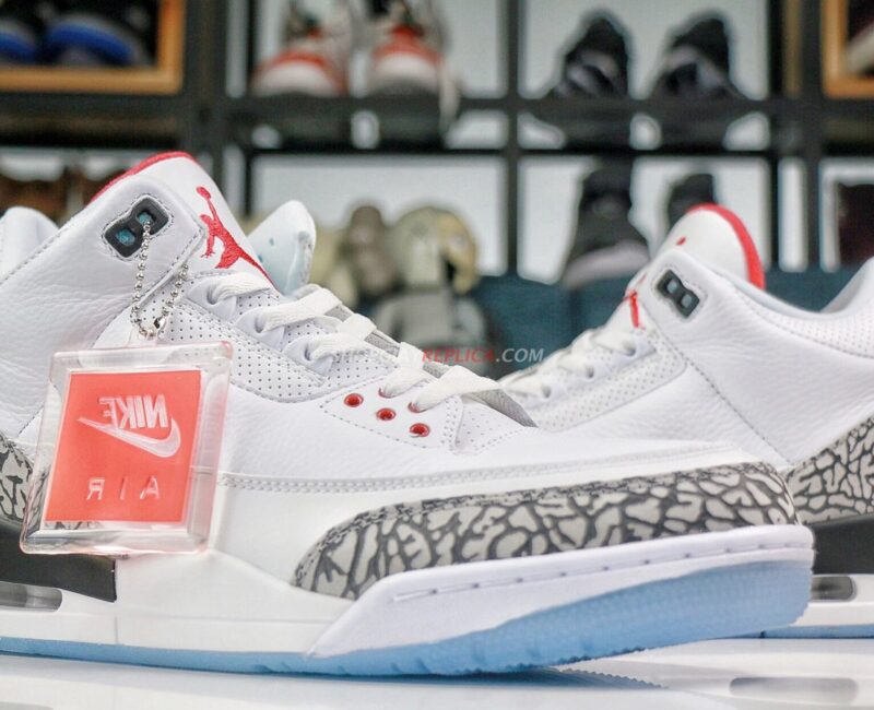 giày Nike Air Jordan 3 Retro White Cement rep 11 like auth