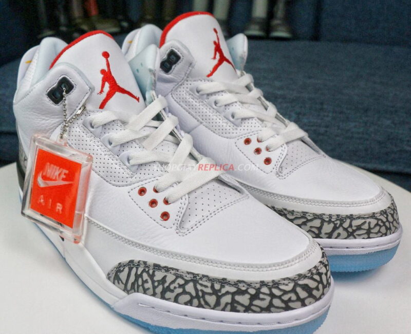 giày Nike Air Jordan 3 Retro White Cement rep 11 like auth