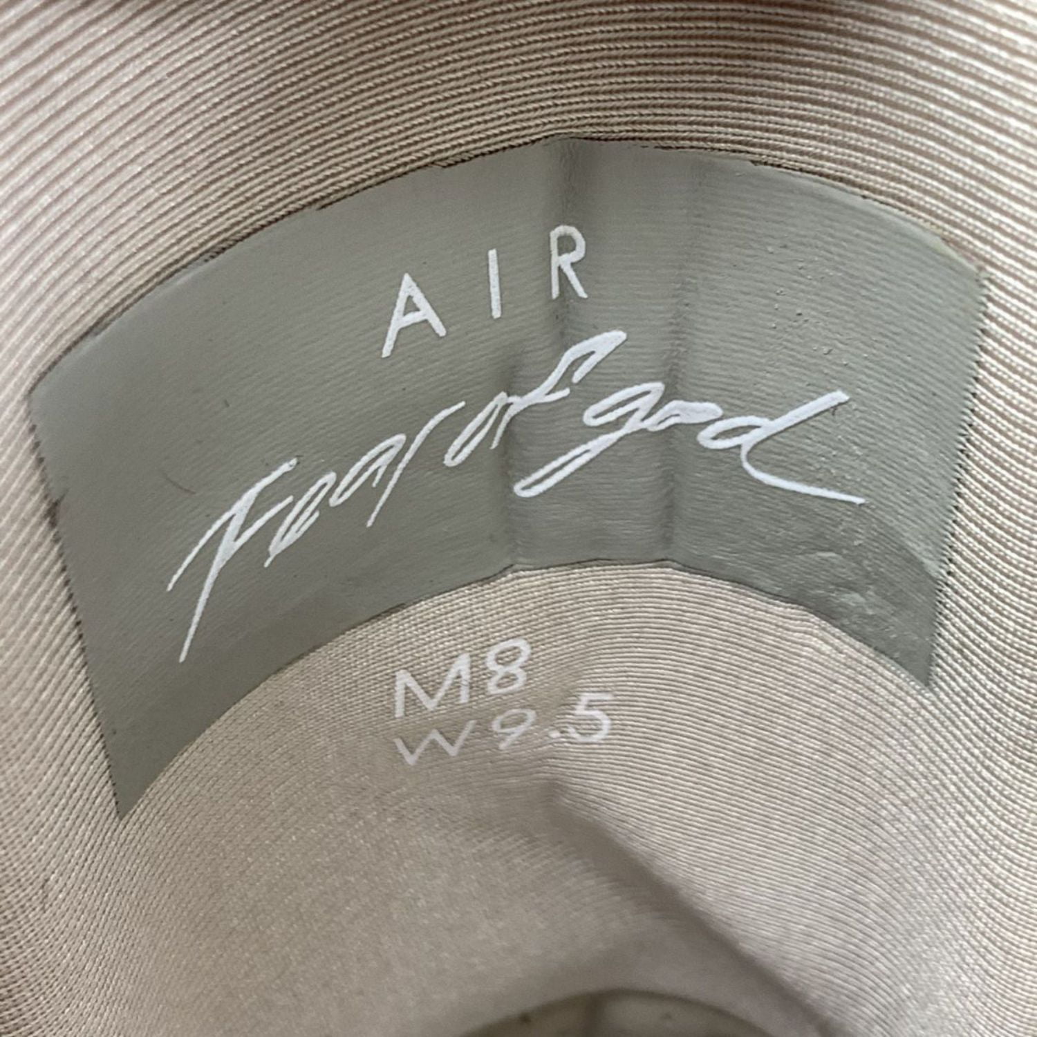 Nike Air Fear of God 1 Light Bone Rep 11