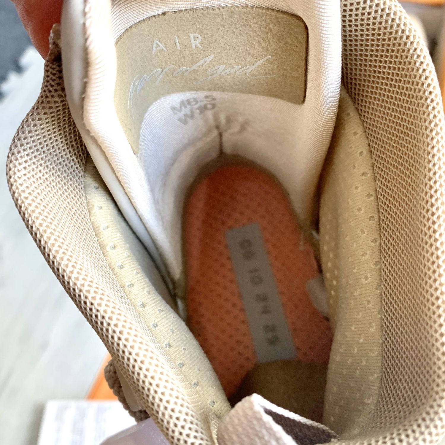 Nike Air Fear of God 1 Oatmeal Like Auth 11