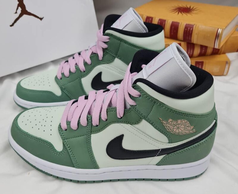 Nike Air Jordan 1 Mid Dutch Green Rep 1:1