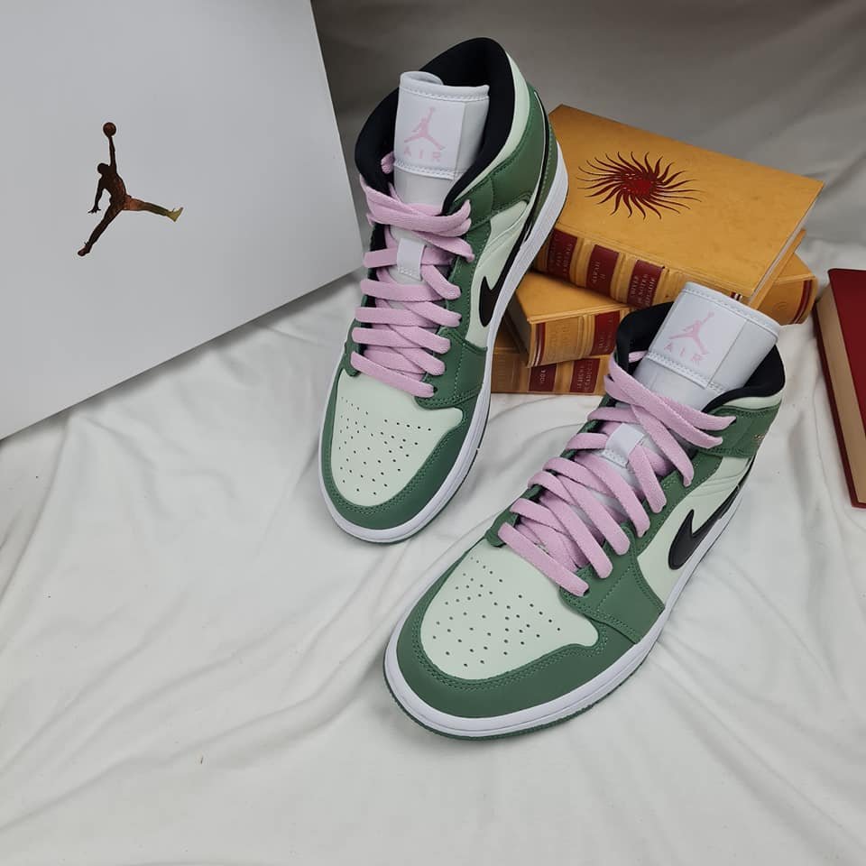 giày Air Jordan 1 Mid Dutch Green Rep 11