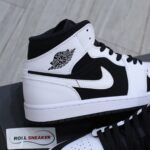 Nike Air Jordan 1 Mid Tuxedo White Black